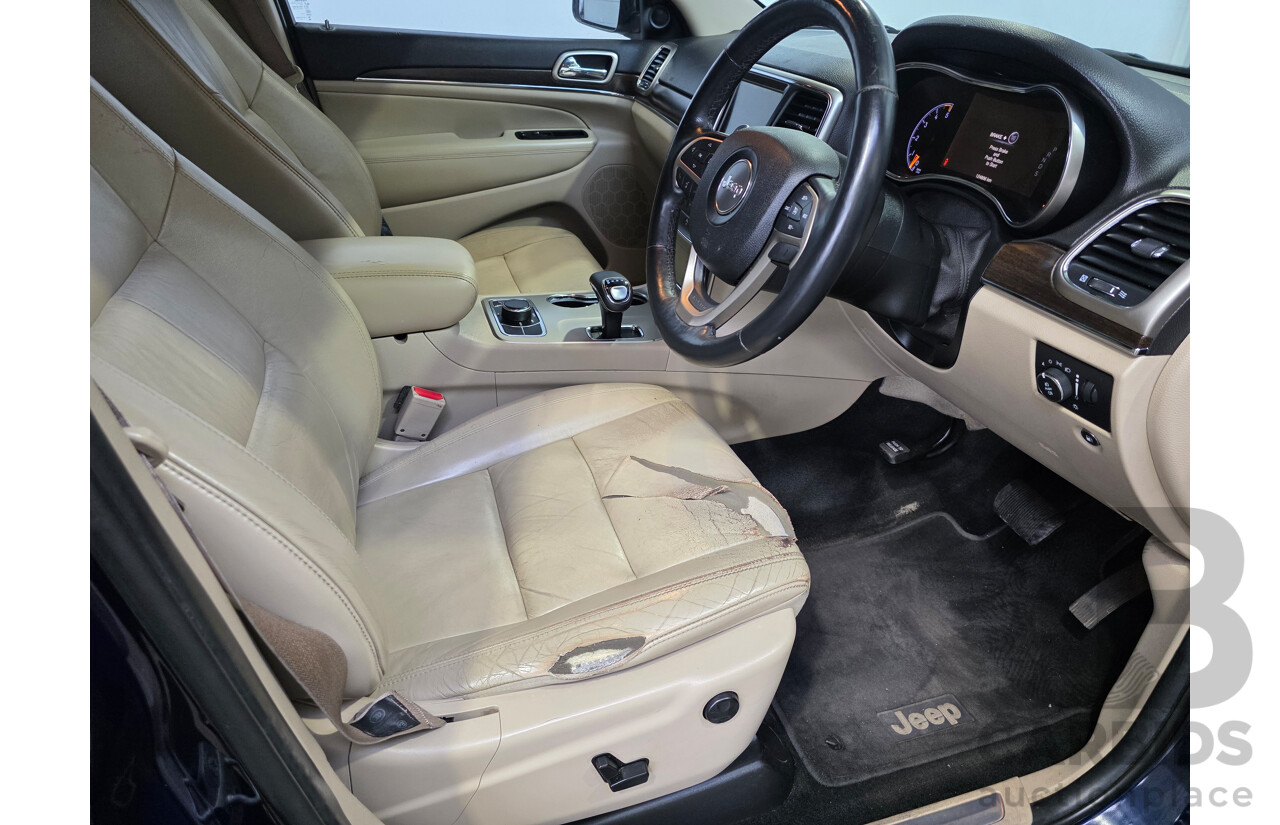 11/2013 Jeep Grand Cherokee LIMITED (4x4) WK MY14 4d Wagon Blue 3.0L
