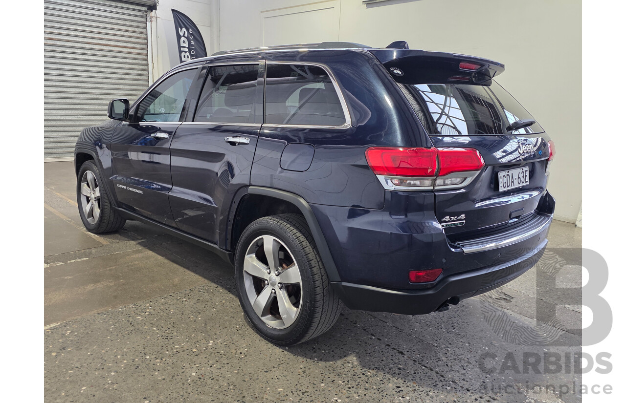 11/2013 Jeep Grand Cherokee LIMITED (4x4) WK MY14 4d Wagon Blue 3.0L