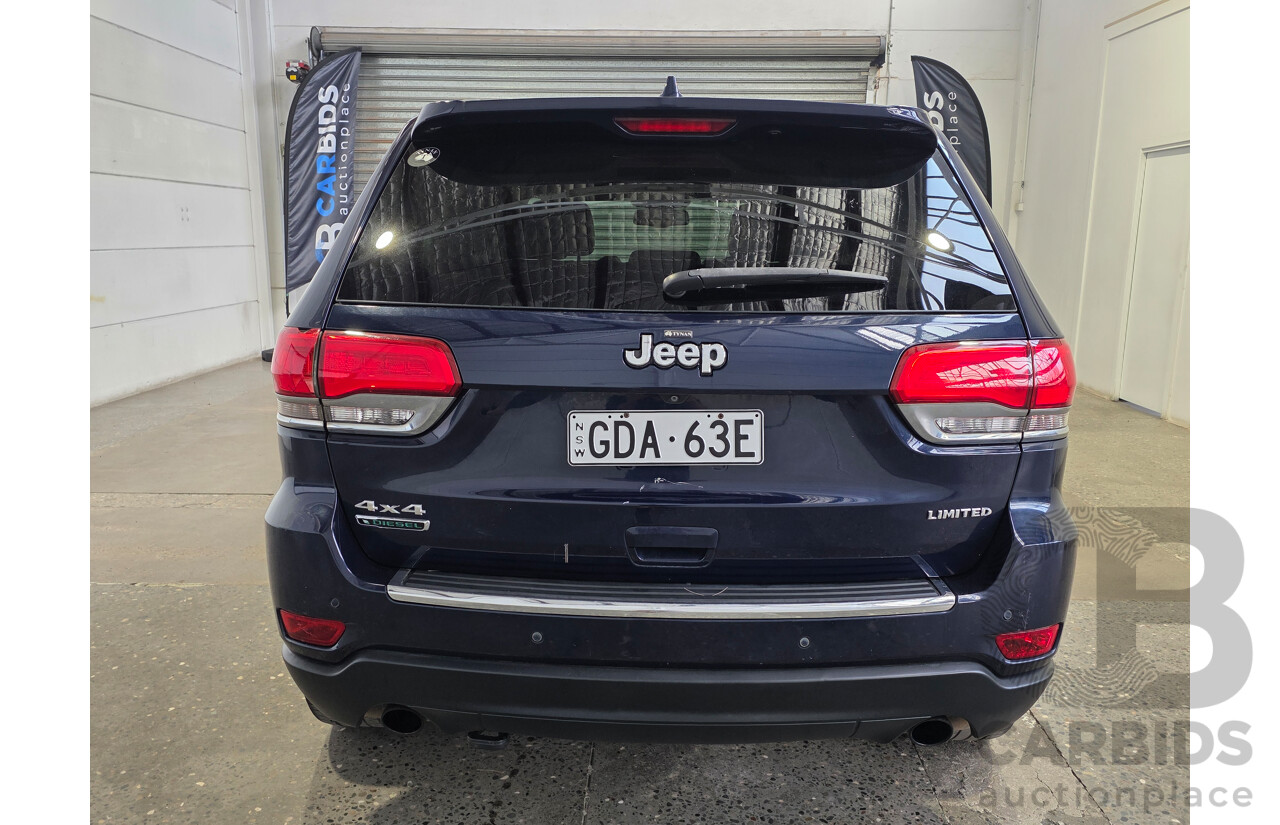 11/2013 Jeep Grand Cherokee LIMITED (4x4) WK MY14 4d Wagon Blue 3.0L