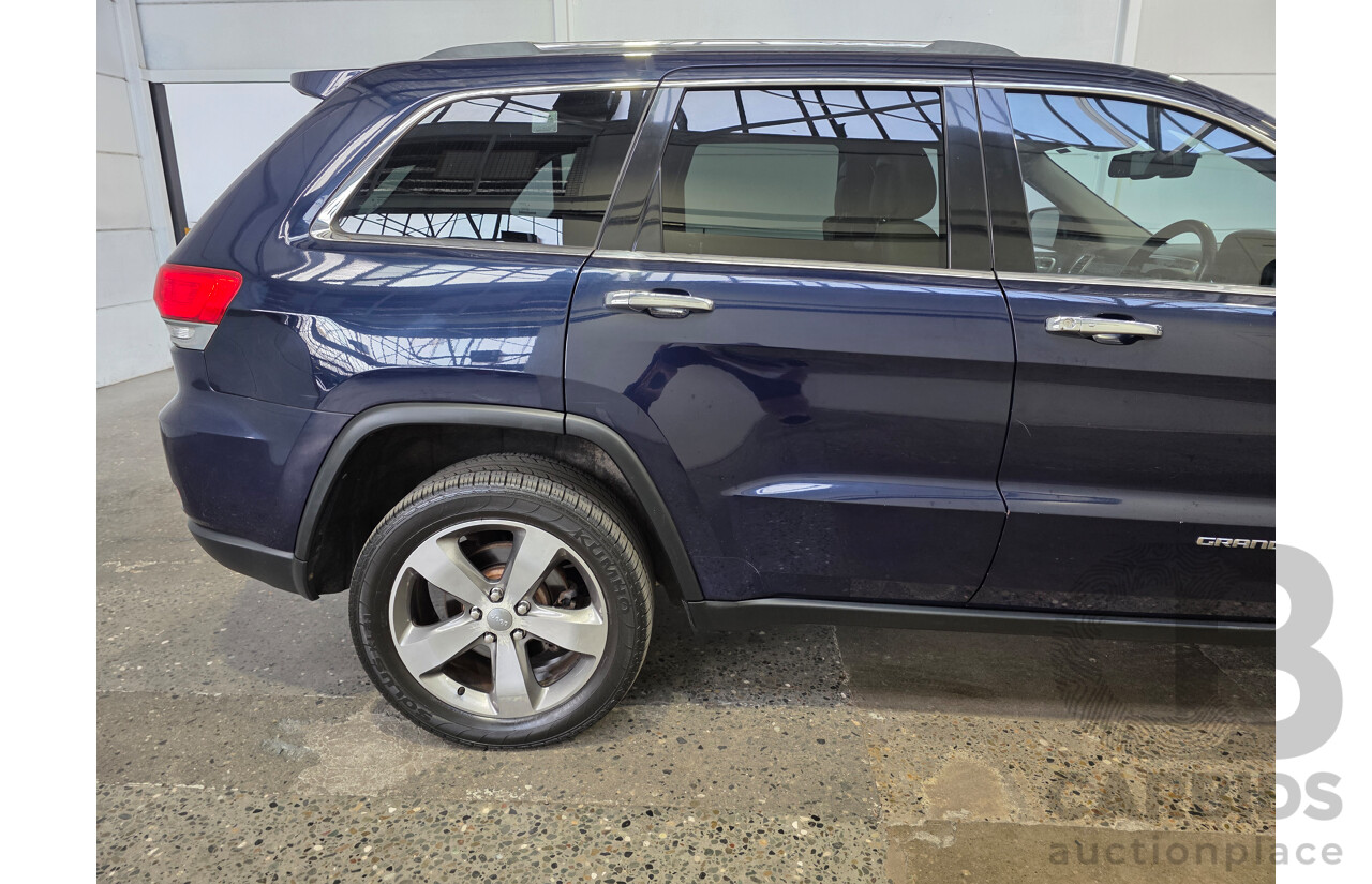 11/2013 Jeep Grand Cherokee LIMITED (4x4) WK MY14 4d Wagon Blue 3.0L