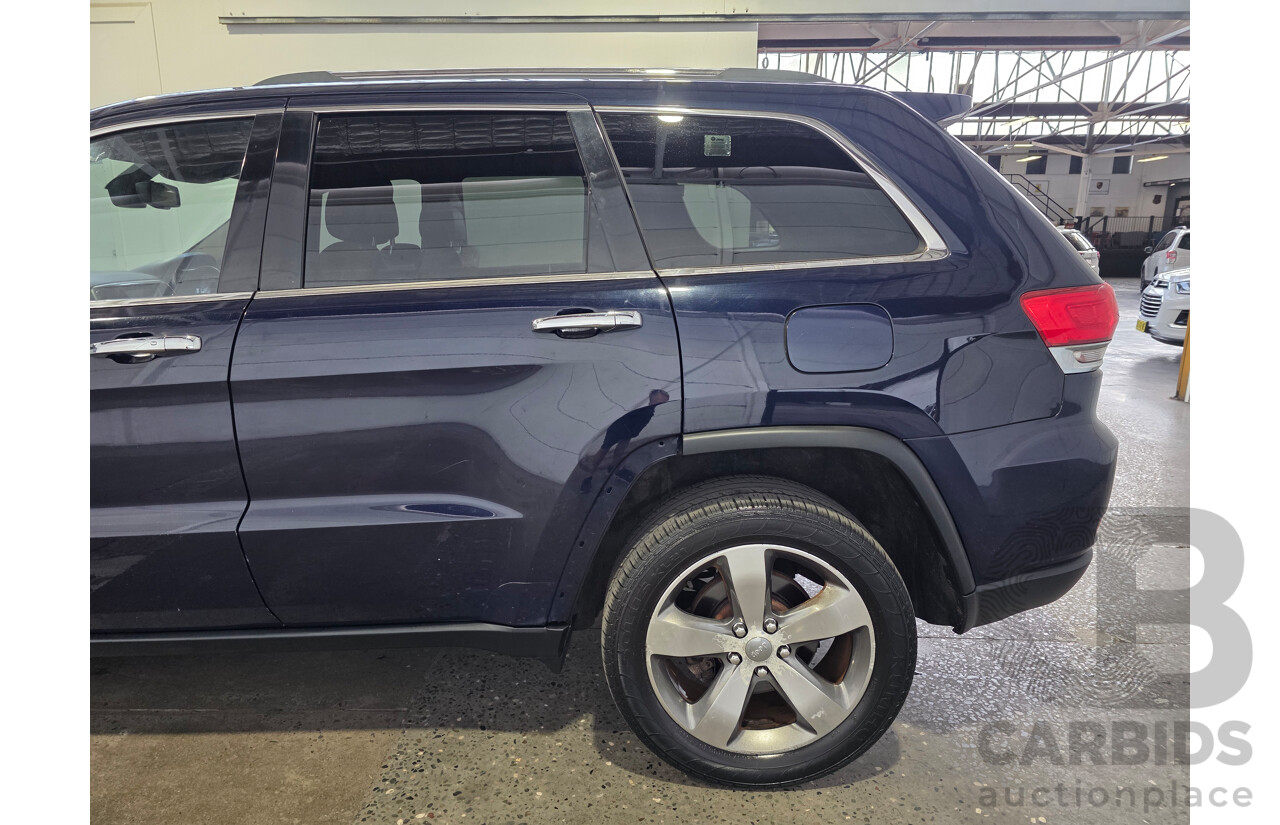 11/2013 Jeep Grand Cherokee LIMITED (4x4) WK MY14 4d Wagon Blue 3.0L