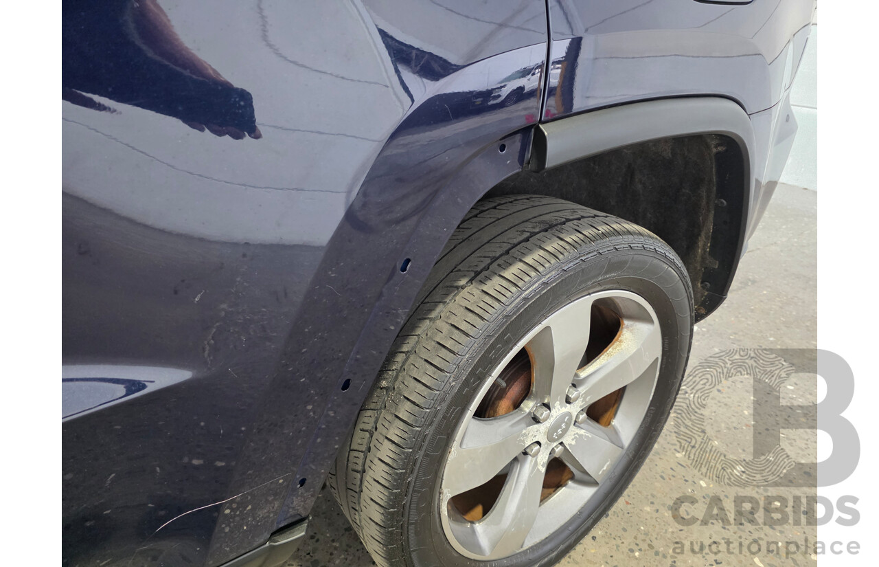 11/2013 Jeep Grand Cherokee LIMITED (4x4) WK MY14 4d Wagon Blue 3.0L