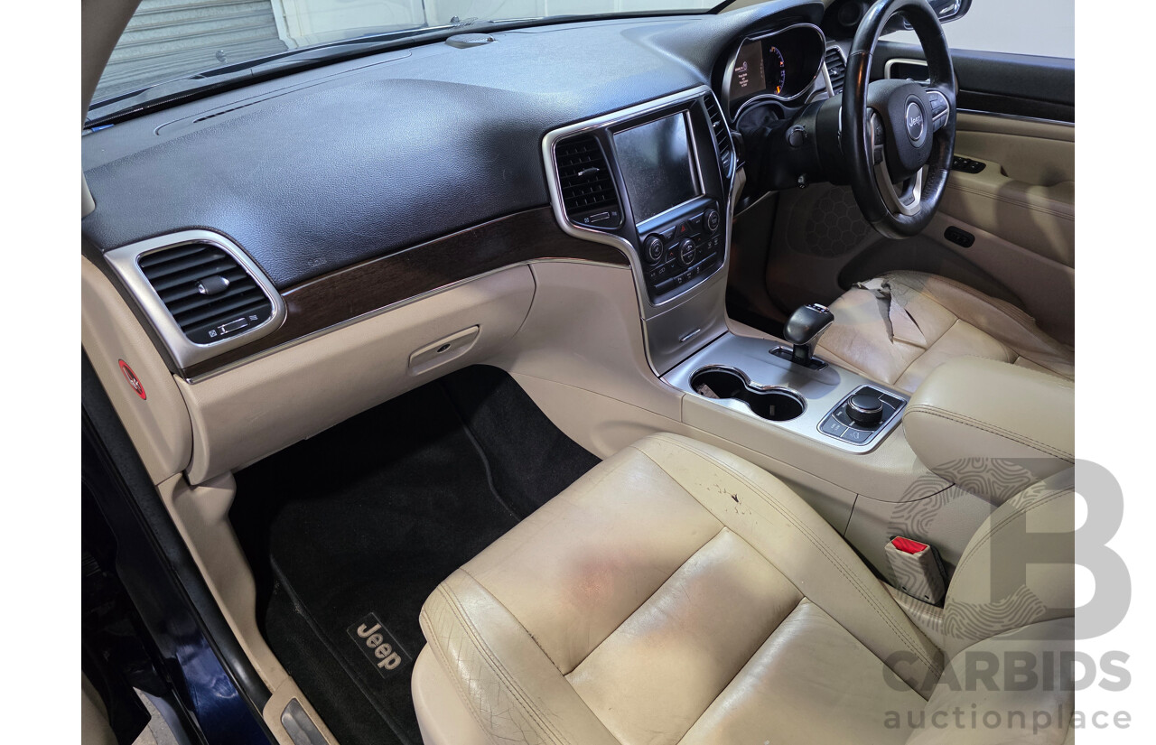 11/2013 Jeep Grand Cherokee LIMITED (4x4) WK MY14 4d Wagon Blue 3.0L