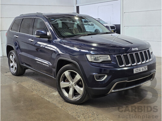 11/2013 Jeep Grand Cherokee LIMITED (4x4) WK MY14 4d Wagon Blue 3.0L