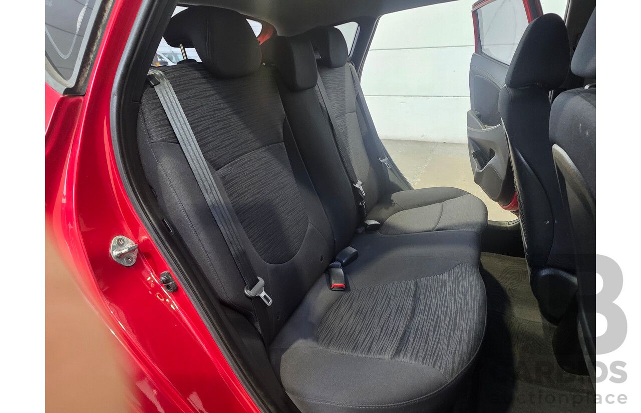10/2016 Hyundai Accent ACTIVE RB4 MY16 5d Hatchback Red 1.4L