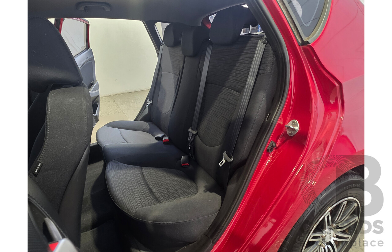 10/2016 Hyundai Accent ACTIVE RB4 MY16 5d Hatchback Red 1.4L