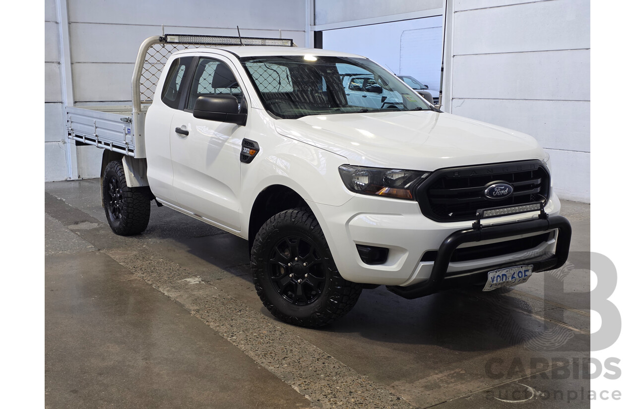 2020 Ford Ranger XL 3.2 (4x4) PX MKIII MY20.25 Super Cab Chassis White 3.2L