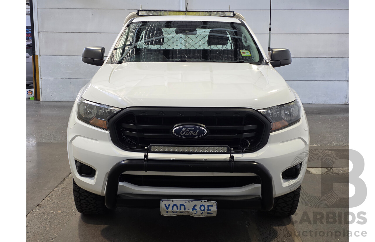 2020 Ford Ranger XL 3.2 (4x4) PX MKIII MY20.25 Super Cab Chassis White 3.2L