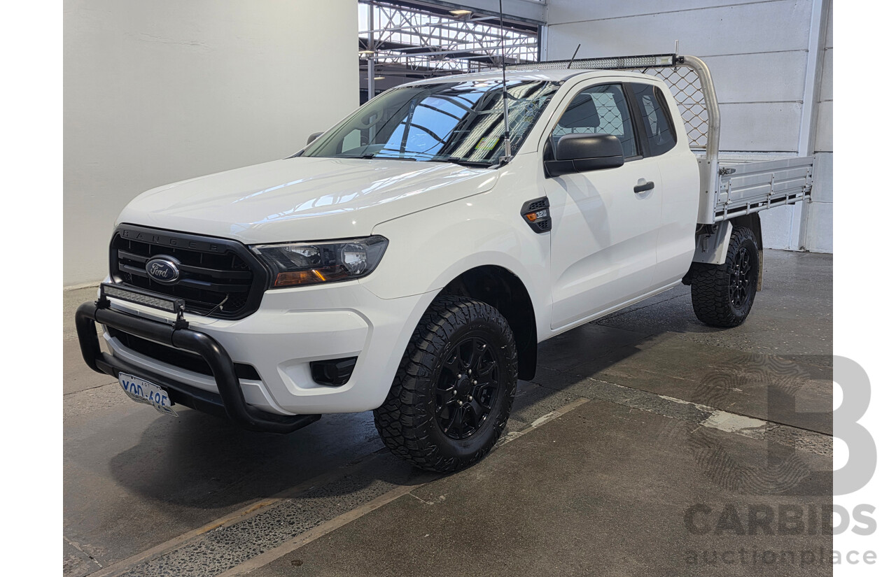 2020 Ford Ranger XL 3.2 (4x4) PX MKIII MY20.25 Super Cab Chassis White 3.2L