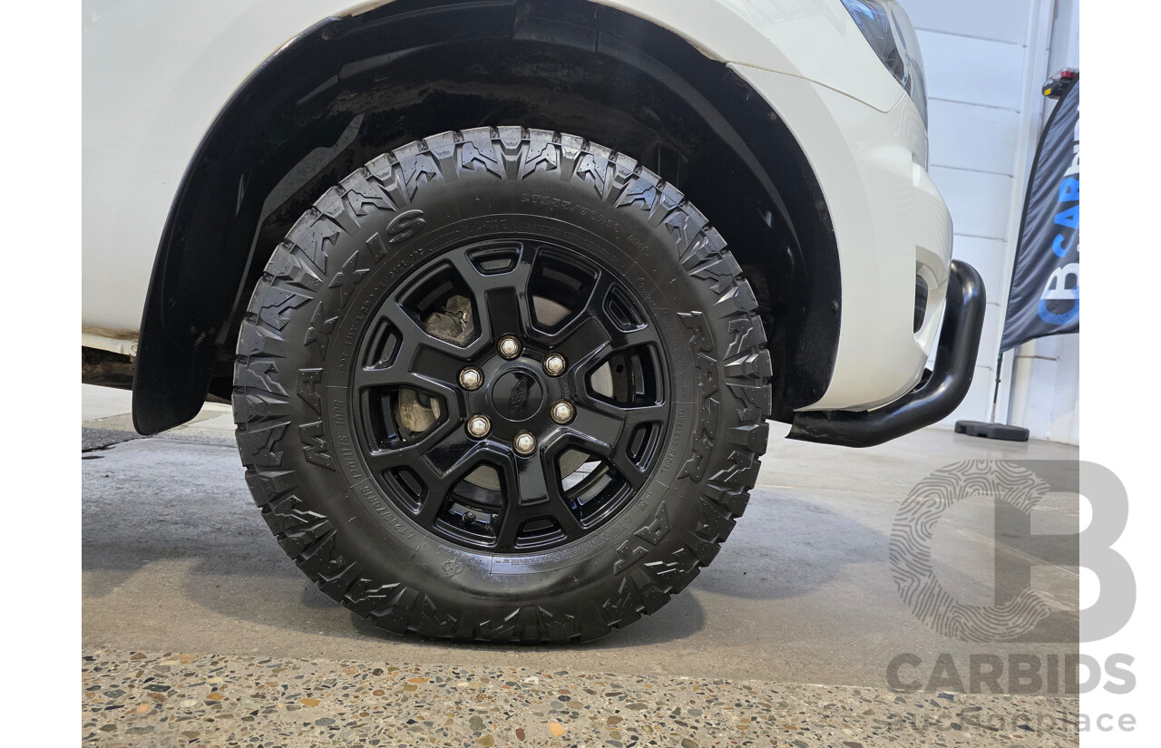 2020 Ford Ranger XL 3.2 (4x4) PX MKIII MY20.25 Super Cab Chassis White 3.2L