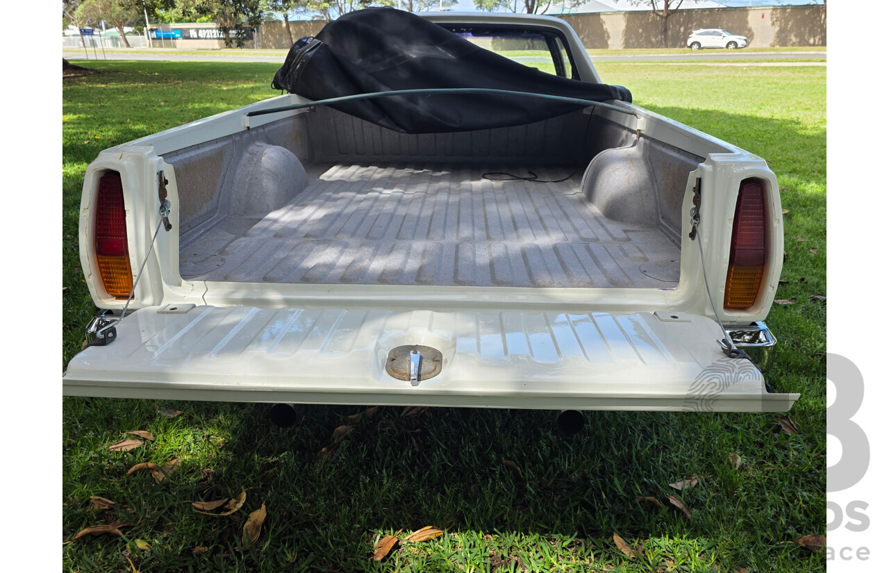 8/1981 Holden WB 2d Utility White V8 4.2L