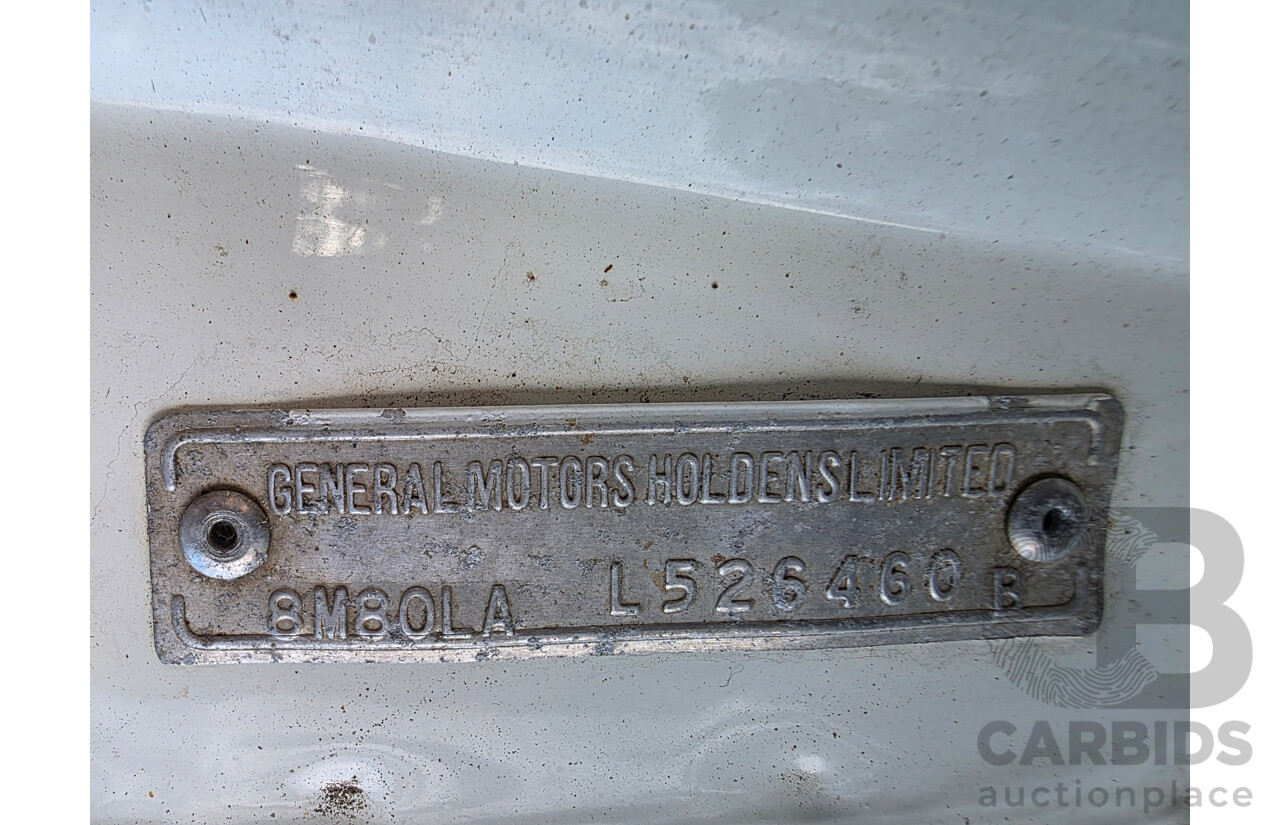 8/1981 Holden WB 2d Utility White V8 4.2L