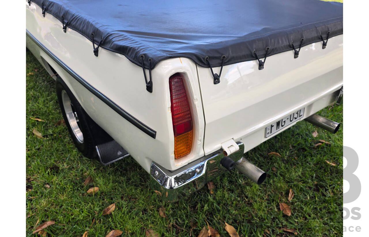 8/1981 Holden WB 2d Utility White V8 4.2L