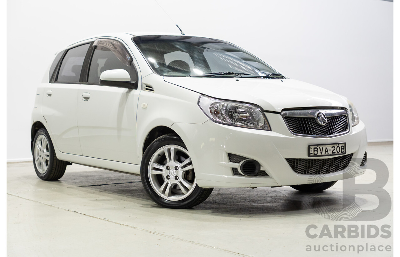01/2011 Holden Barina TK MY11 5d Hatchback White 1.6L