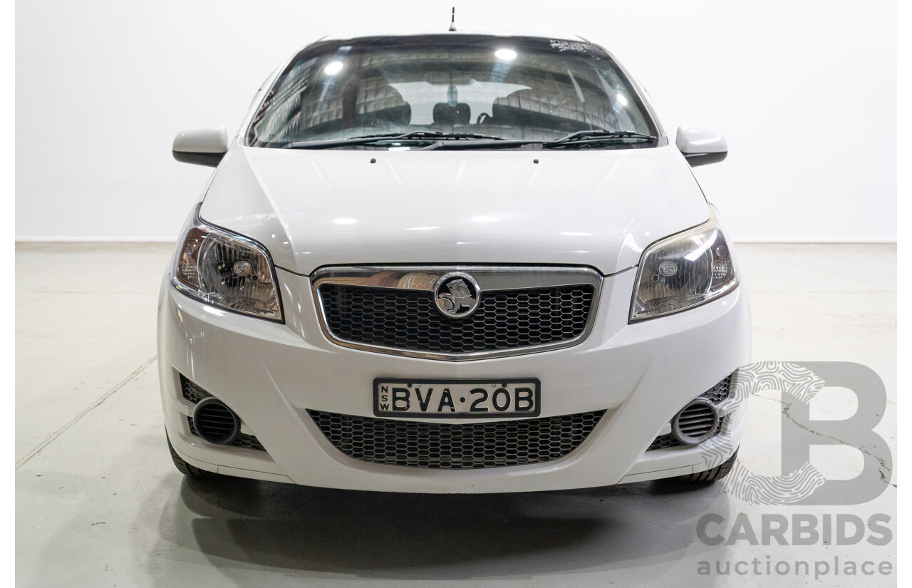 01/2011 Holden Barina TK MY11 5d Hatchback White 1.6L