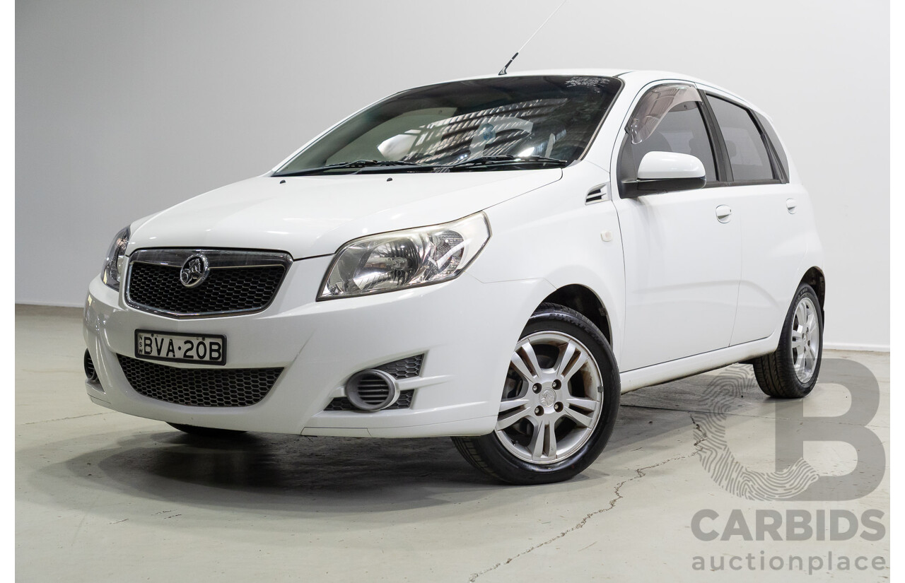 01/2011 Holden Barina TK MY11 5d Hatchback White 1.6L