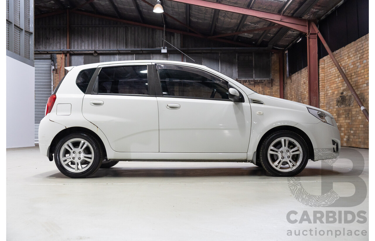01/2011 Holden Barina TK MY11 5d Hatchback White 1.6L