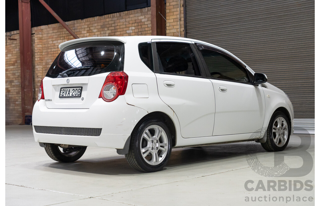 01/2011 Holden Barina TK MY11 5d Hatchback White 1.6L