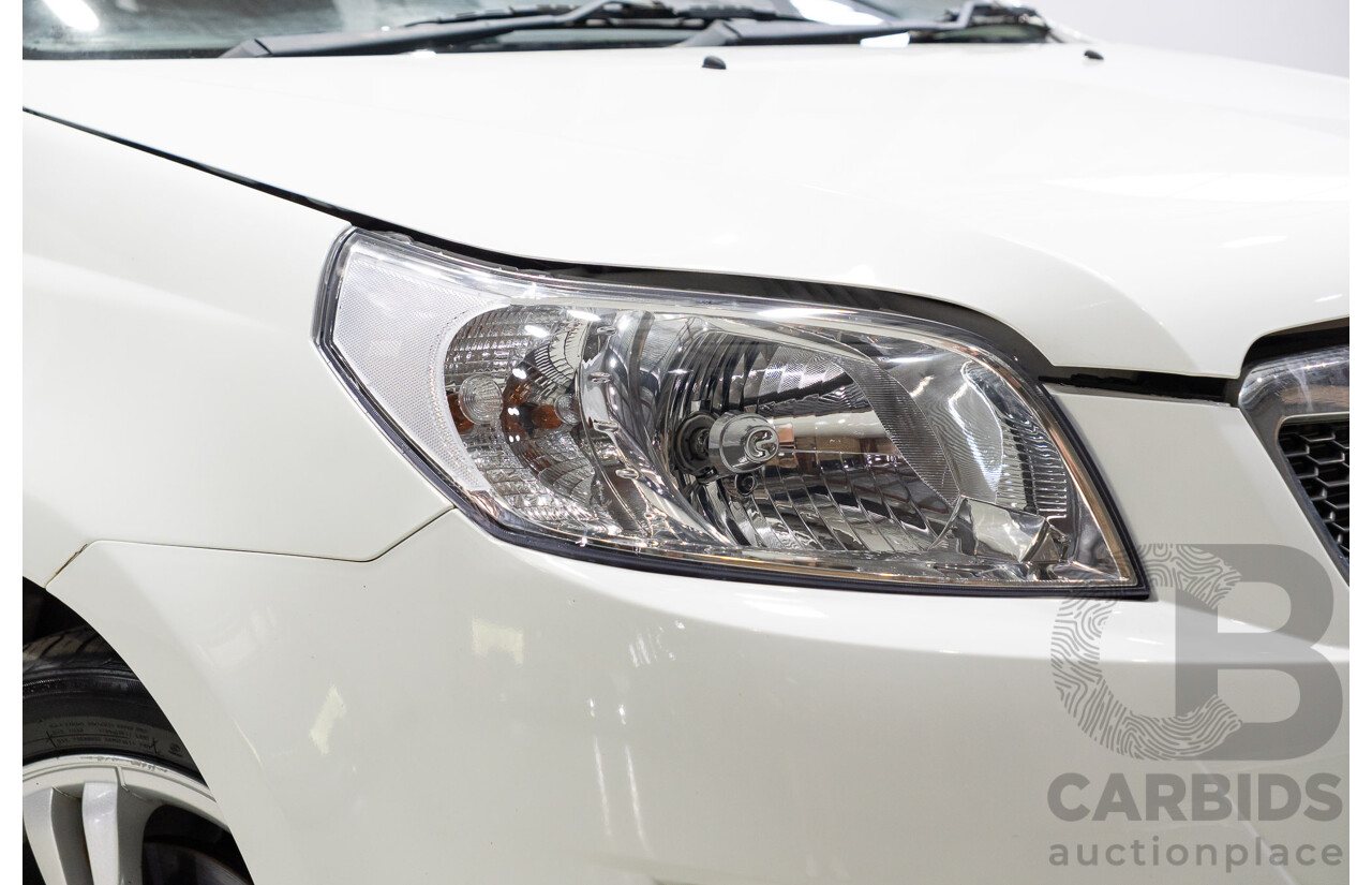01/2011 Holden Barina TK MY11 5d Hatchback White 1.6L
