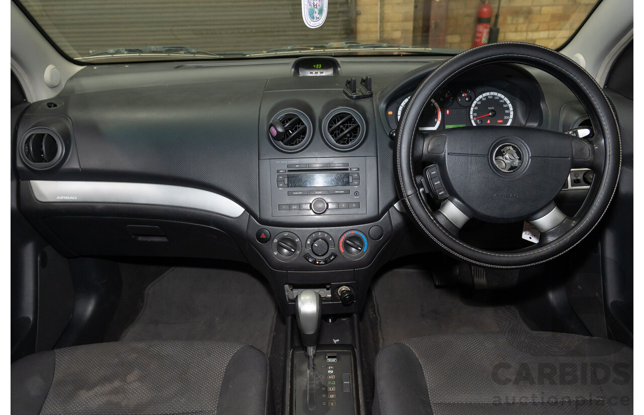 01/2011 Holden Barina TK MY11 5d Hatchback White 1.6L