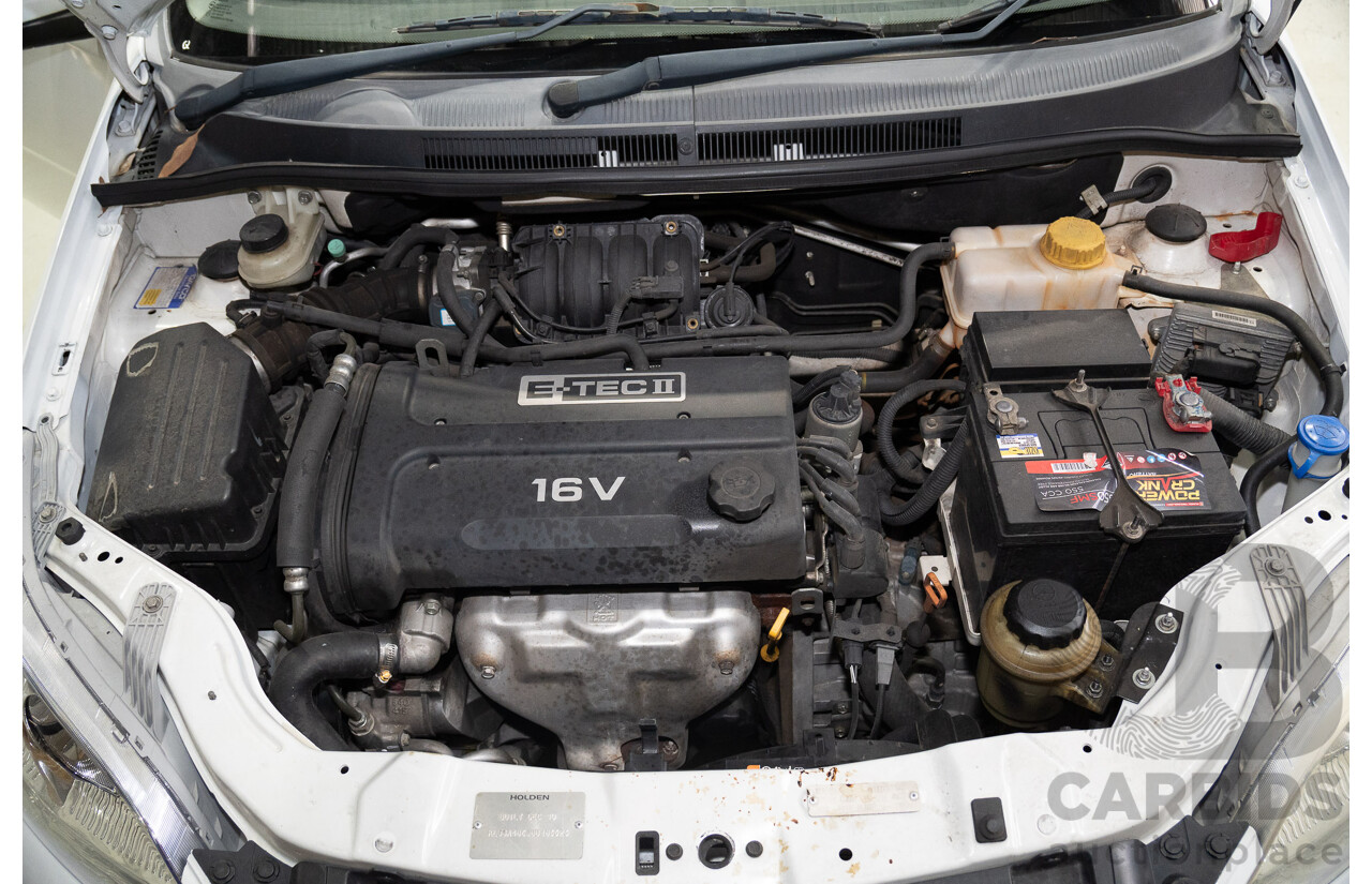 01/2011 Holden Barina TK MY11 5d Hatchback White 1.6L