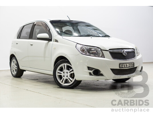 01/2011 Holden Barina TK MY11 5d Hatchback White 1.6L