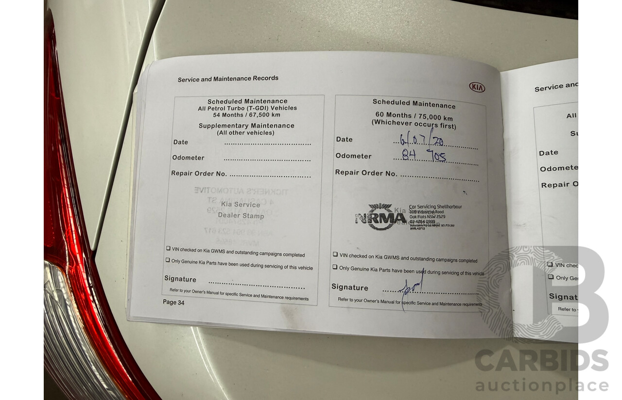 06/2015 Kia Cerato S YD MY15 4D Sedan White 1.8L