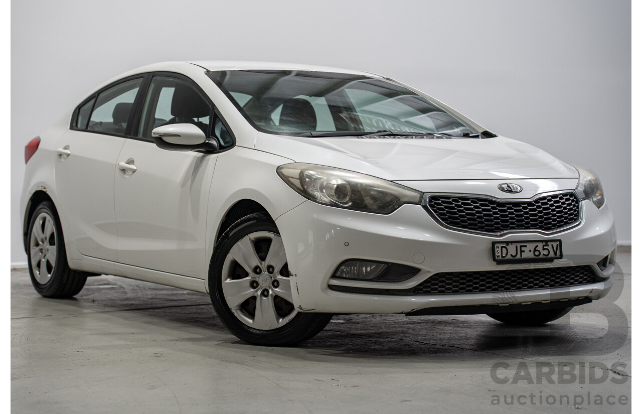 06/2015 Kia Cerato S YD MY15 4D Sedan White 1.8L