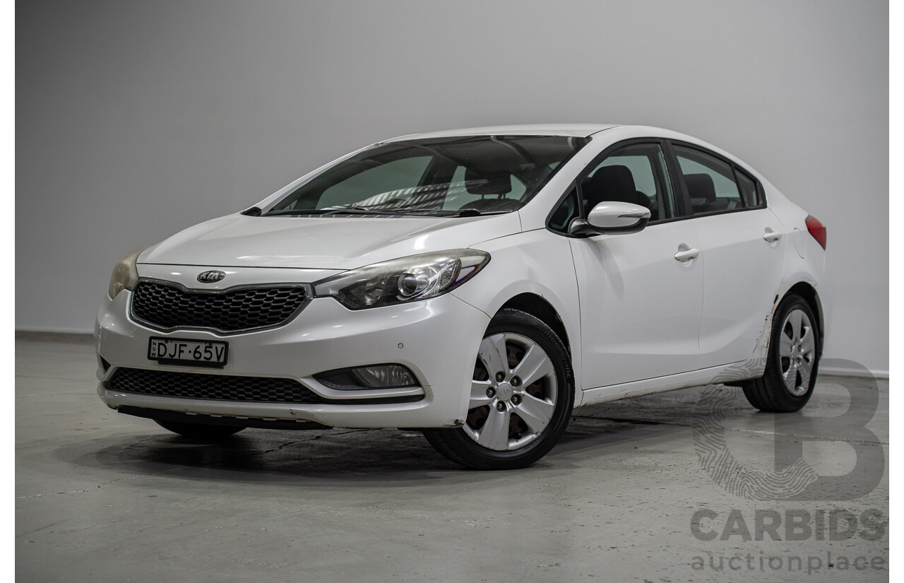 06/2015 Kia Cerato S YD MY15 4D Sedan White 1.8L