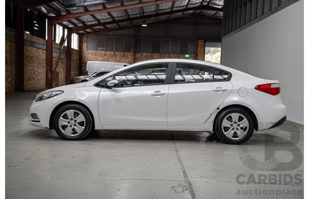 06/2015 Kia Cerato S YD MY15 4D Sedan White 1.8L