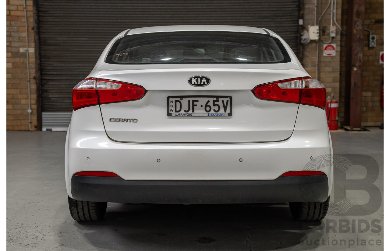 06/2015 Kia Cerato S YD MY15 4D Sedan White 1.8L