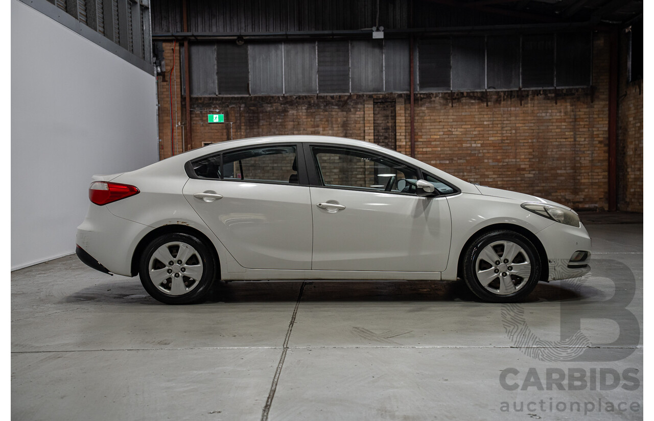 06/2015 Kia Cerato S YD MY15 4D Sedan White 1.8L