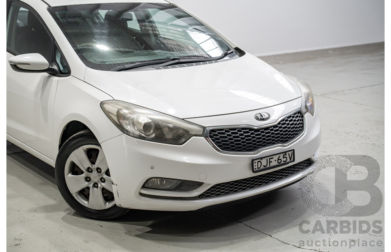 06/2015 Kia Cerato S YD MY15 4D Sedan White 1.8L