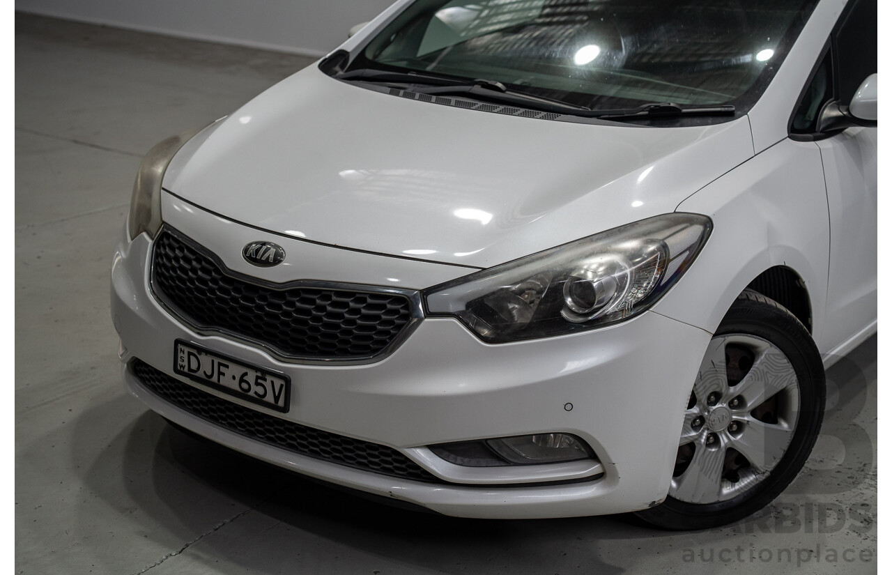 06/2015 Kia Cerato S YD MY15 4D Sedan White 1.8L