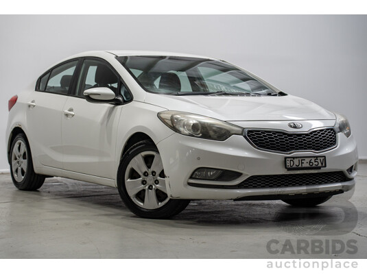 06/2015 Kia Cerato S YD MY15 4D Sedan White 1.8L
