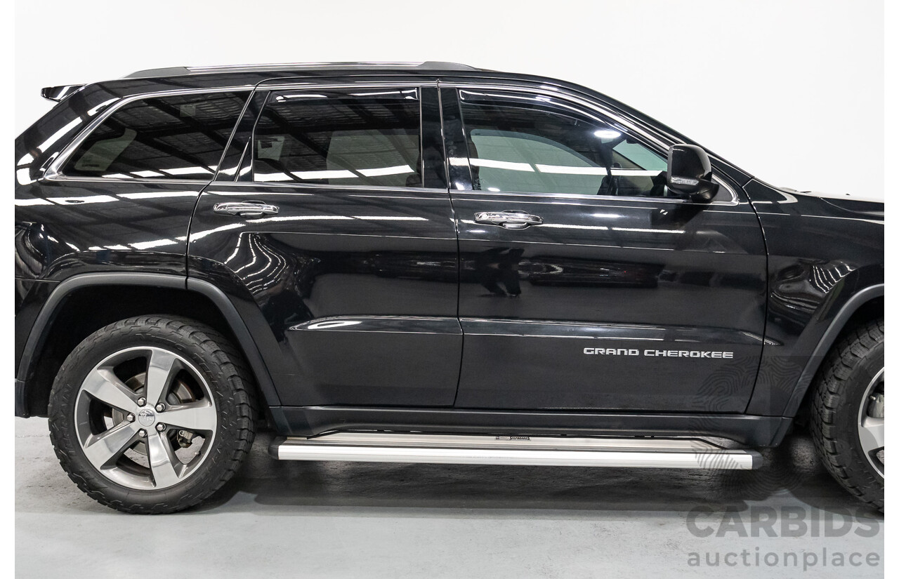 4/2015 Jeep Grand Cherokee Limited (4x4) WK MY15 4d Wagon Black Turbo Diesel V6 3.0L
