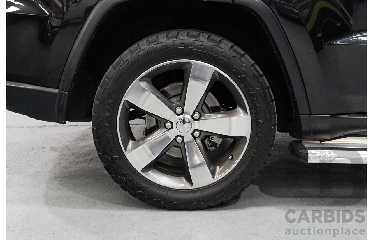 4/2015 Jeep Grand Cherokee Limited (4x4) WK MY15 4d Wagon Black Turbo Diesel V6 3.0L