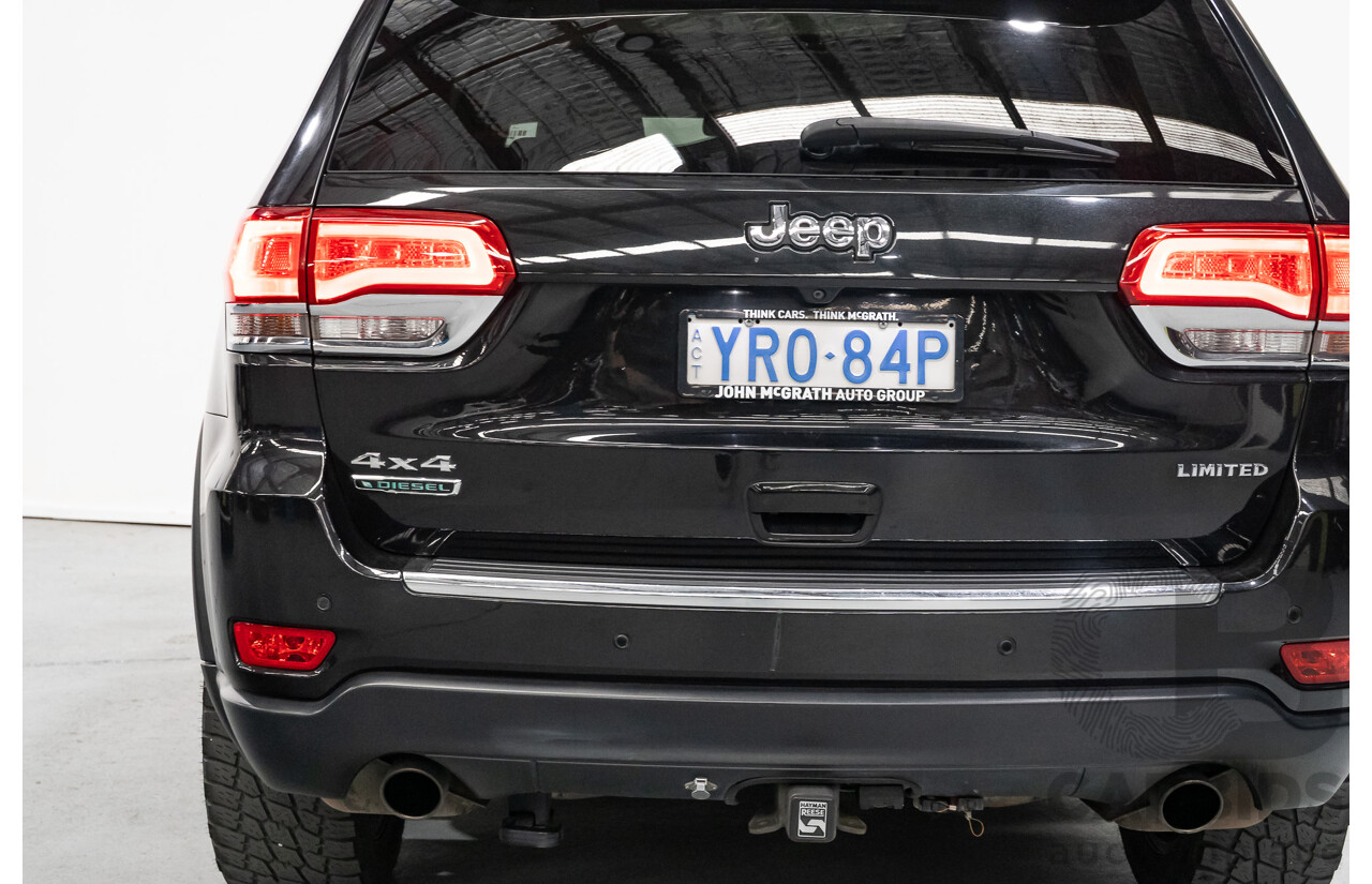 4/2015 Jeep Grand Cherokee Limited (4x4) WK MY15 4d Wagon Black Turbo Diesel V6 3.0L
