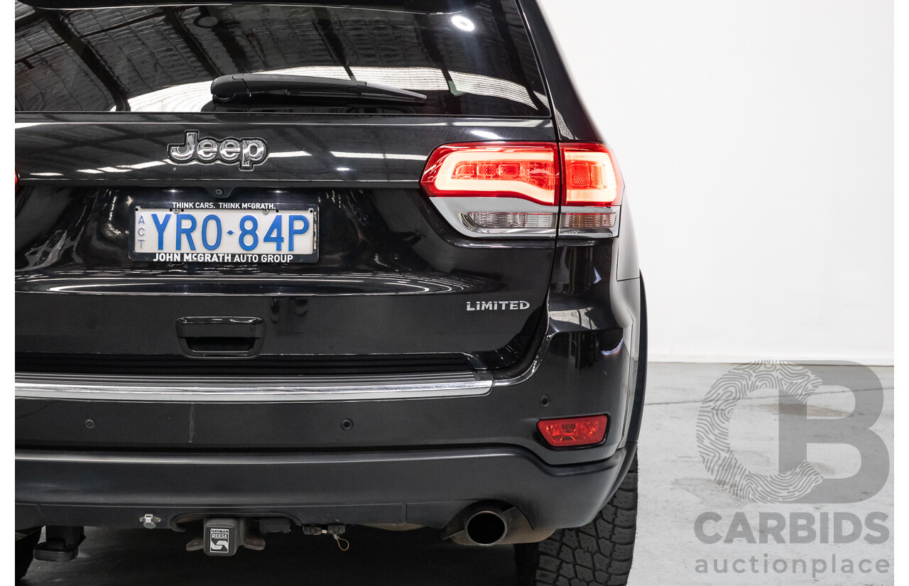 4/2015 Jeep Grand Cherokee Limited (4x4) WK MY15 4d Wagon Black Turbo Diesel V6 3.0L