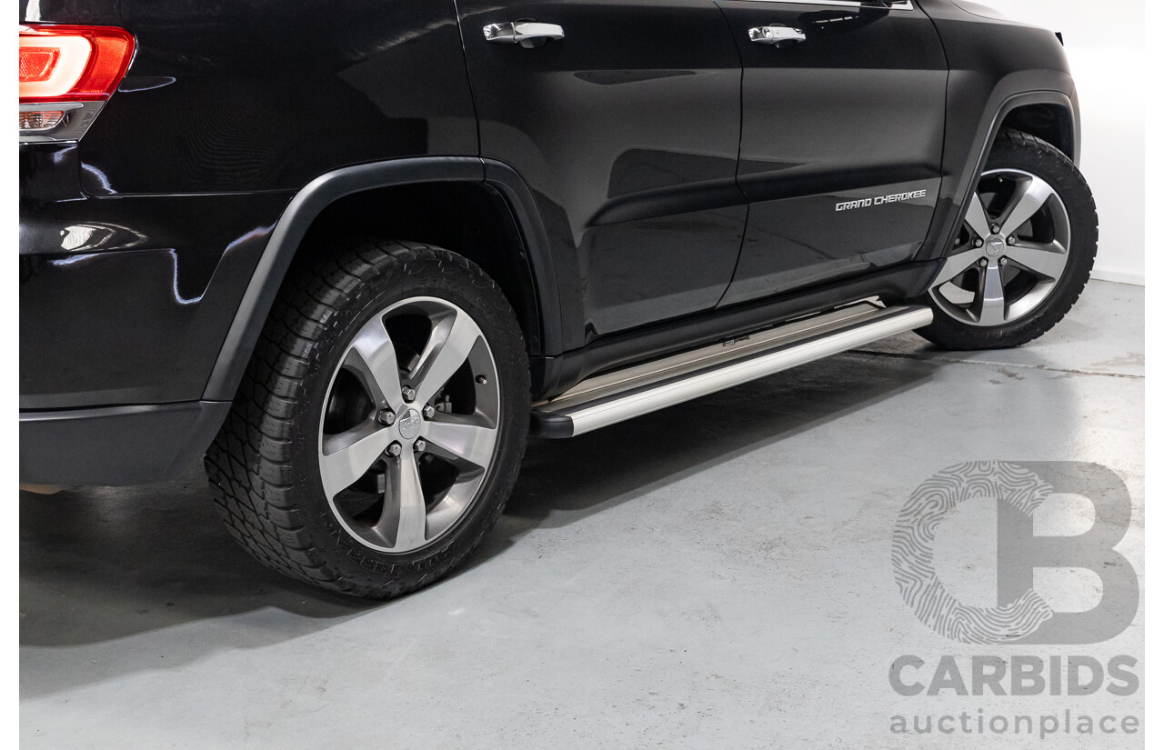 4/2015 Jeep Grand Cherokee Limited (4x4) WK MY15 4d Wagon Black Turbo Diesel V6 3.0L