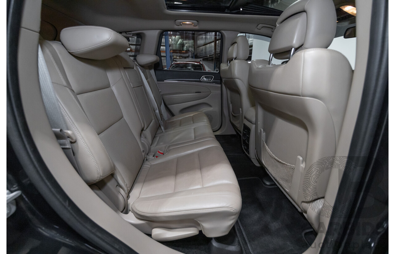 4/2015 Jeep Grand Cherokee Limited (4x4) WK MY15 4d Wagon Black Turbo Diesel V6 3.0L