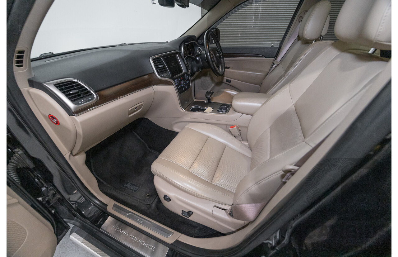 4/2015 Jeep Grand Cherokee Limited (4x4) WK MY15 4d Wagon Black Turbo Diesel V6 3.0L