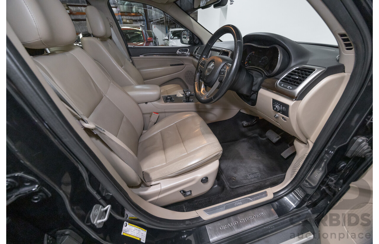 4/2015 Jeep Grand Cherokee Limited (4x4) WK MY15 4d Wagon Black Turbo Diesel V6 3.0L