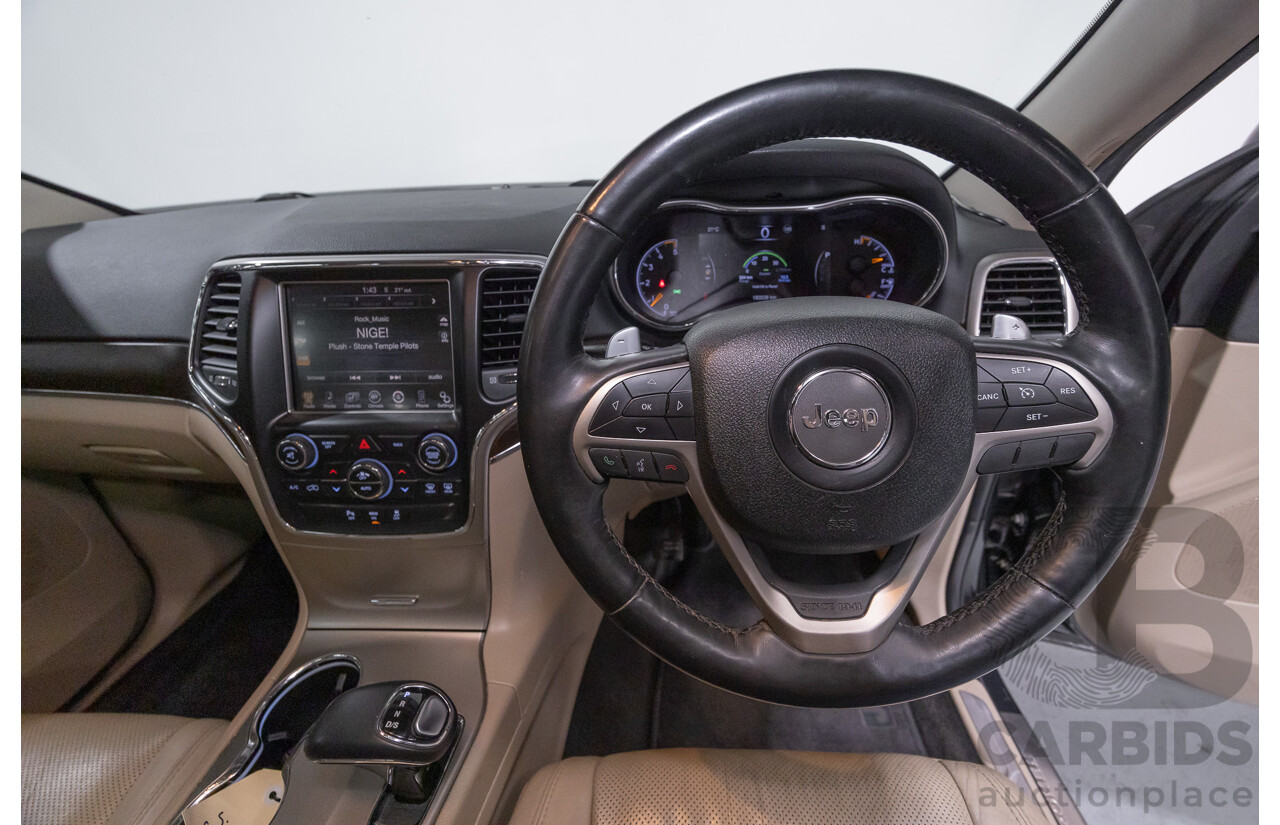 4/2015 Jeep Grand Cherokee Limited (4x4) WK MY15 4d Wagon Black Turbo Diesel V6 3.0L