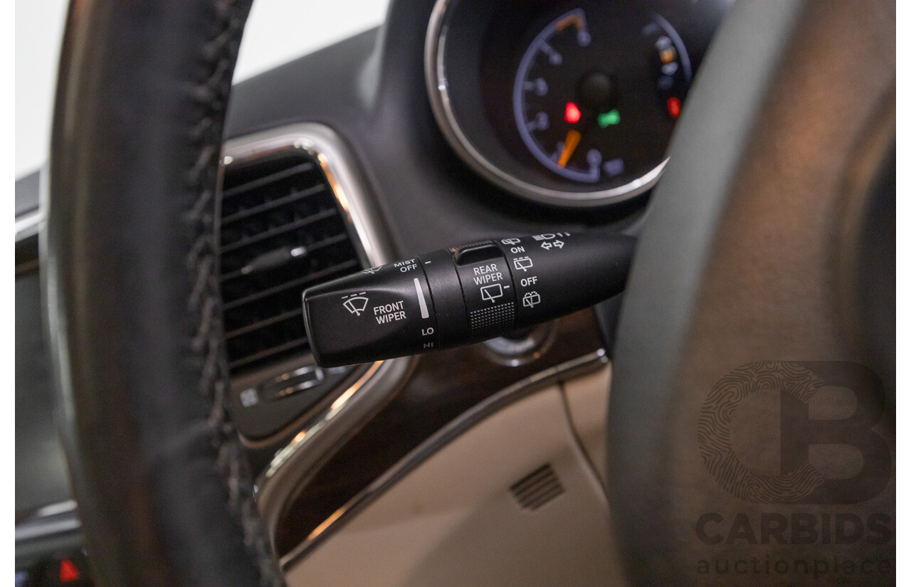 4/2015 Jeep Grand Cherokee Limited (4x4) WK MY15 4d Wagon Black Turbo Diesel V6 3.0L