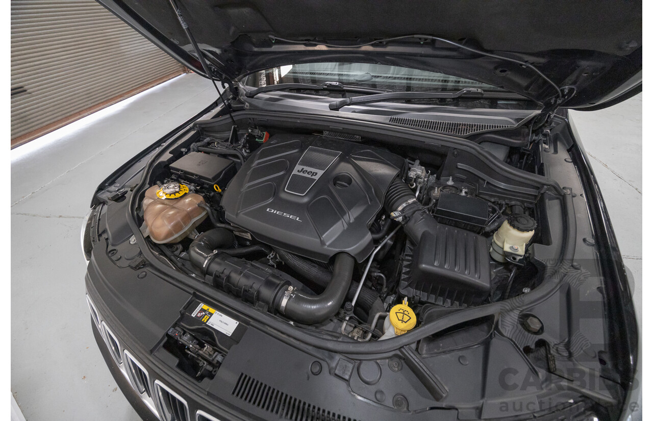4/2015 Jeep Grand Cherokee Limited (4x4) WK MY15 4d Wagon Black Turbo Diesel V6 3.0L