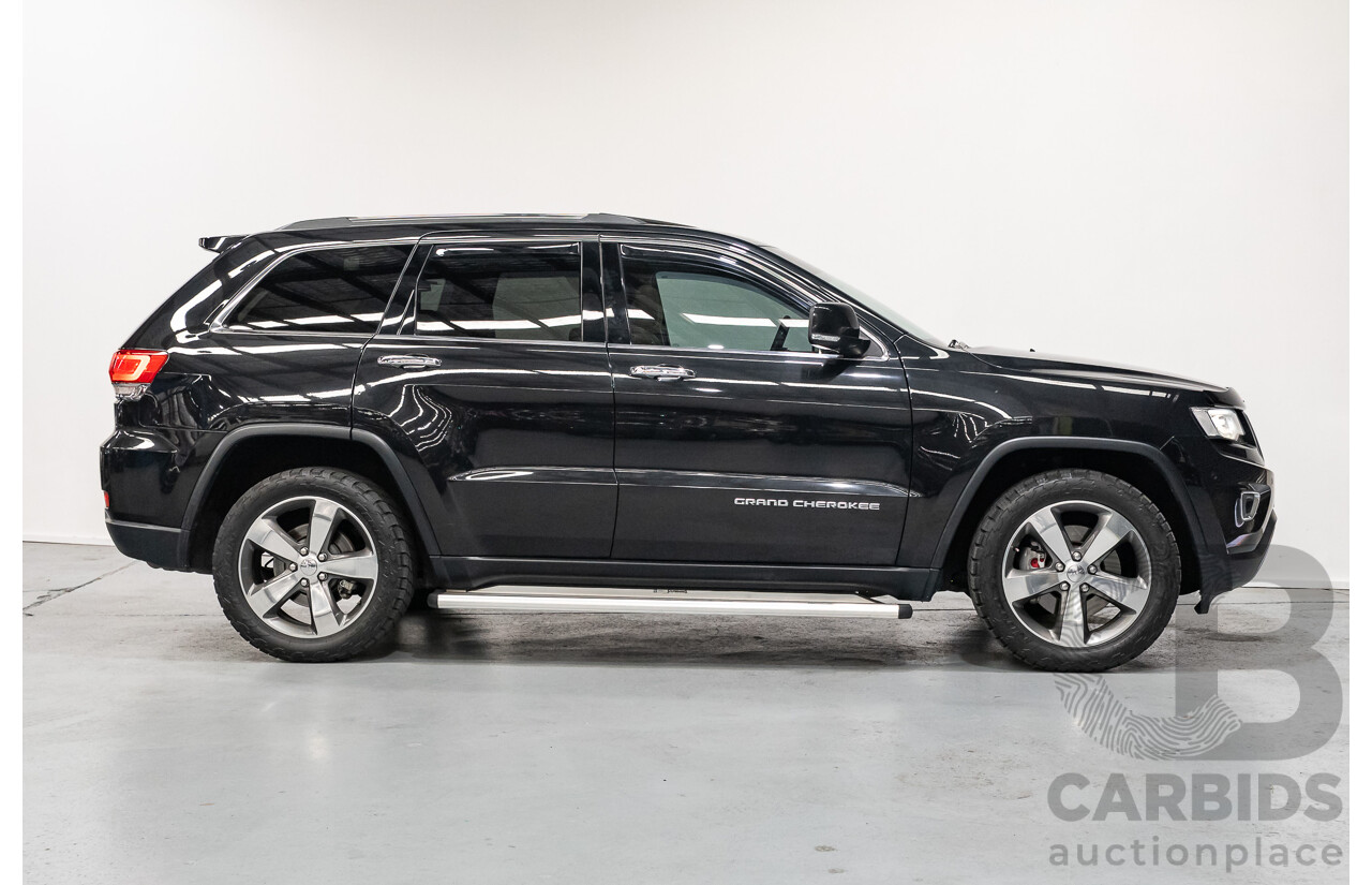 4/2015 Jeep Grand Cherokee Limited (4x4) WK MY15 4d Wagon Black Turbo Diesel V6 3.0L