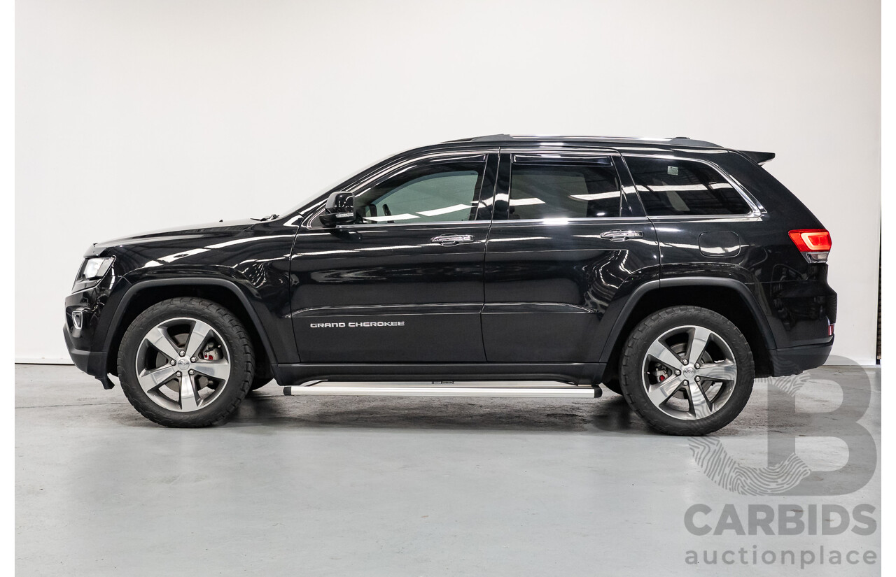 4/2015 Jeep Grand Cherokee Limited (4x4) WK MY15 4d Wagon Black Turbo Diesel V6 3.0L
