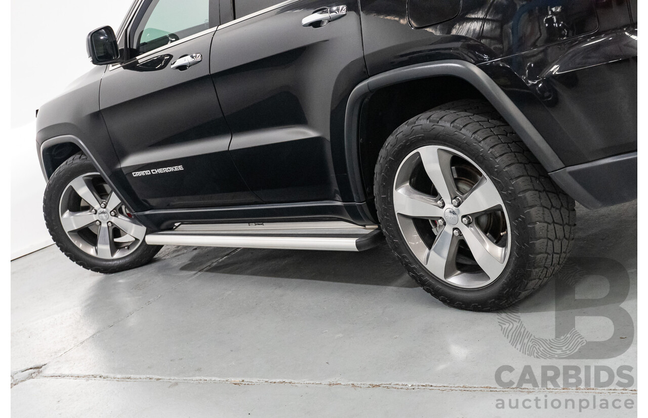 4/2015 Jeep Grand Cherokee Limited (4x4) WK MY15 4d Wagon Black Turbo Diesel V6 3.0L