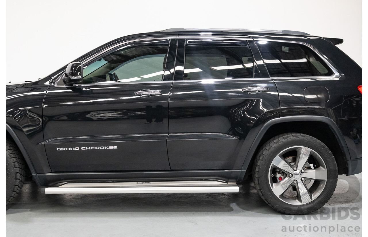 4/2015 Jeep Grand Cherokee Limited (4x4) WK MY15 4d Wagon Black Turbo Diesel V6 3.0L